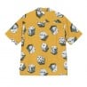 STUSSY DICE PATTERN SHIRT MUSTARD