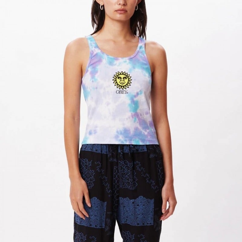 OBEY SUNSHINE VISUALS TURQUOISE SPACED BLOTCH
