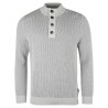 BARBOUR MALCOLM HALF BUTTON GREY MARL