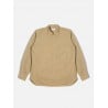 UNIVERSAL WORKS BIG POCKET SHIRT ORGANIC FINE POPLIN SAND