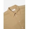 UNIVERSAL WORKS BIG POCKET SHIRT ORGANIC FINE POPLIN SAND