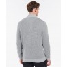 BARBOUR MALCOLM HALF BUTTON GREY MARL