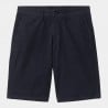 CARHARTT JOHNSON SHORT DARK NAVY GARMENT DYED