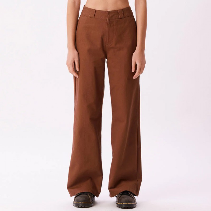 OBEY MILA WORK PANT SEPIA