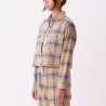 OBEY PIA FLANNEL SHIRT VINTAGE BLUE