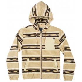RVCA HAWTHORNE FLEECE BURLAP