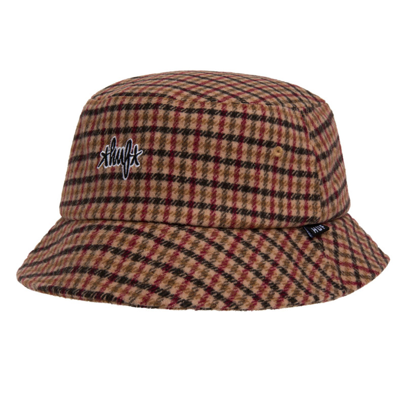 HUF BUCKET TWEED BROWN