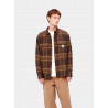 CARHARTT WALLACE SHIRT CHECK ALE BROWN