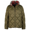 BARBOUR X HOUSE OF HACKNEY DARNLEY QUILT FERN FLORIKA RED
