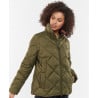 BARBOUR X HOUSE OF HACKNEY DARNLEY QUILT FERN FLORIKA RED