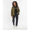 BARBOUR X HOUSE OF HACKNEY DARNLEY QUILT FERN FLORIKA RED