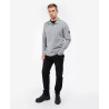 BARBOUR INTL STEELE KNIT GREY MARL