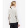 BARBOUR PENDLE ROLL COLLAR CREAM ROSEWOOD
