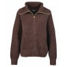BARBOUR INTL ROMANA KNIT BITTER CHOCOLATE