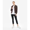 BARBOUR INTL ROMANA KNIT BITTER CHOCOLATE