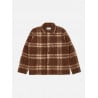 UNIVERSAL WORKS FIELD JACKET SOFT WOOL FLEECE BROWN