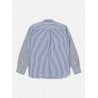 UNIVERSAL WORKS PATCHED SHIRT CLASSIC STRIPES NAVY