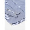 UNIVERSAL WORKS PATCHED SHIRT CLASSIC STRIPES NAVY