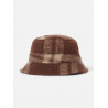 UNIVERSAL WORKS BUCKET HAT SOFT WOOL FLEECE BROWN