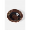 UNIVERSAL WORKS BUCKET HAT SOFT WOOL FLEECE BROWN