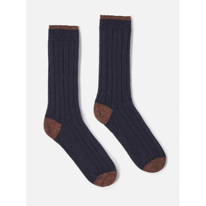 UNIVERSAL WORKS WOOL SOCKS NAVY