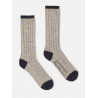 UNIVERSAL WORKS WOOL SOCKS STONE