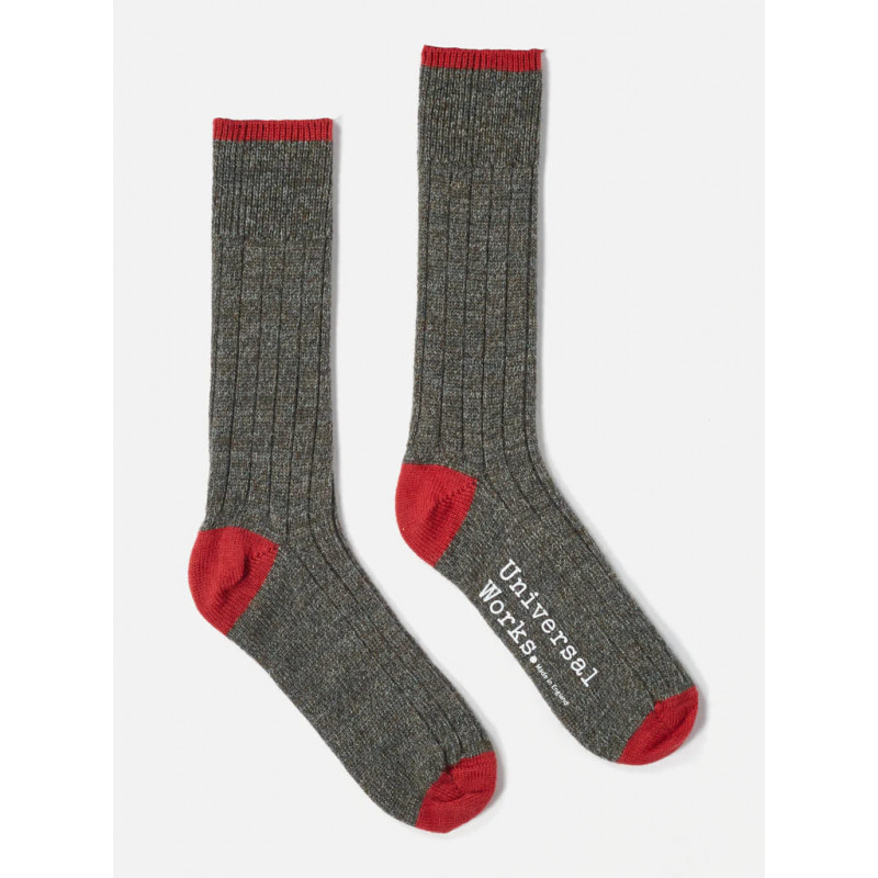 UNIVERSAL WORKS WOOL SOCKS DERBY