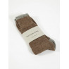 UNIVERSAL WORKS ALPACA SOCKS BROWN