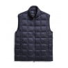 TAION 002WZ HI-NECK W-ZIP DOWN VEST NAVY
