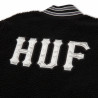 HUF JACKET SHERPA VARSITY BLACK