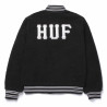 HUF JACKET SHERPA VARSITY BLACK