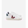 VEJA V-12 LEATHER EXTRA WHITE MARSALA NAUTICO