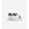 VEJA V-12 LEATHER EXTRA WHITE MARSALA NAUTICO