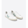 VEJA CAMPO CHROMEFREE LEATHER EXTRA WHITE MATCHA