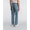 EDWIN REGULAR TAPERED KURABO RECYCLE DENIM RED SELVAGE BLUE LIGHT USED