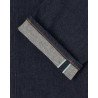 EDWIN SLIM TAPERED KAIHARA BLUE STRETCH DENIM GREEN X WHITE SELVAGE BLUE RINSED