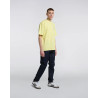 EDWIN SLIM TAPERED KAIHARA BLUE STRETCH DENIM GREEN X WHITE SELVAGE BLUE RINSED