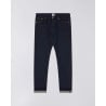 EDWIN SLIM TAPERED KAIHARA BLUE STRETCH DENIM GREEN X WHITE SELVAGE BLUE RINSED