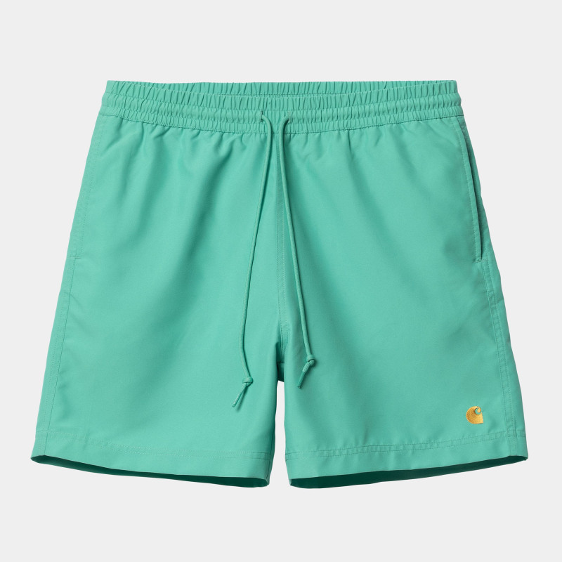 CARHARTT CHASE SWIM TRUNKS AQUA GREEN