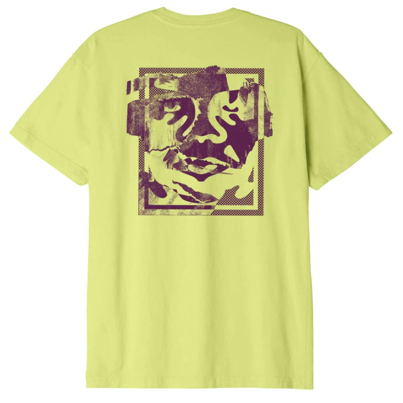 OBEY TEE SS TORN ICON FACE CELERY JUICE