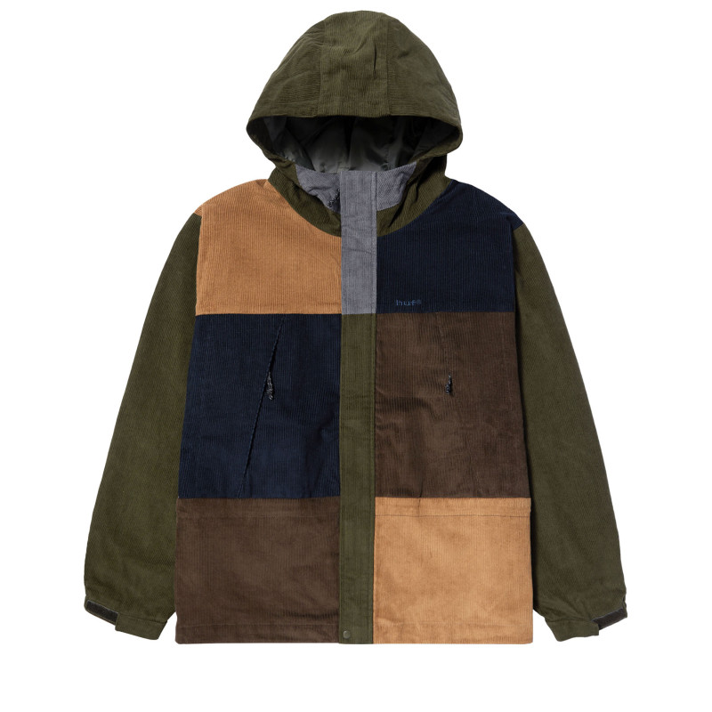 HUF JACKET CONTRAST CORD MOUNTAIN AVOCADO