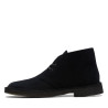 CLARKS DESERT BOOT BLACK SUEDE