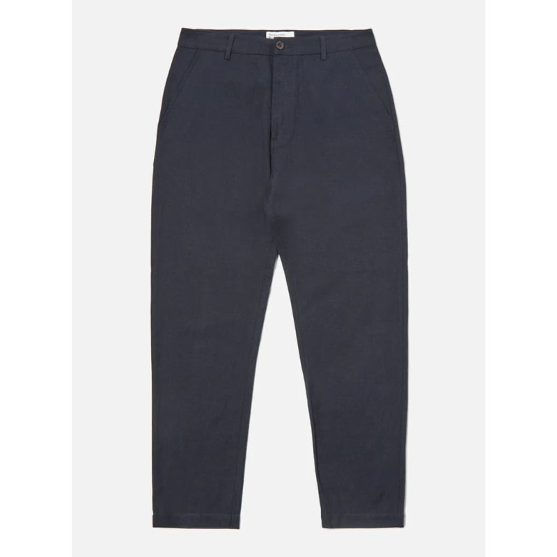 UNIVERSAL WORKS MILITARY CHINO NAVY VETA UPCYCLED COTTON