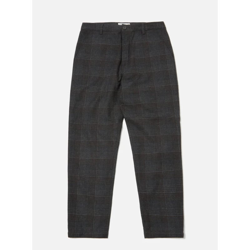 UNIVERSAL WORKS MILITARY CHINO REUSE WOOL MIX CHARCOAL