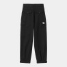 CARHARTT W' COLLINS PANT BLACK GARMENT DYED