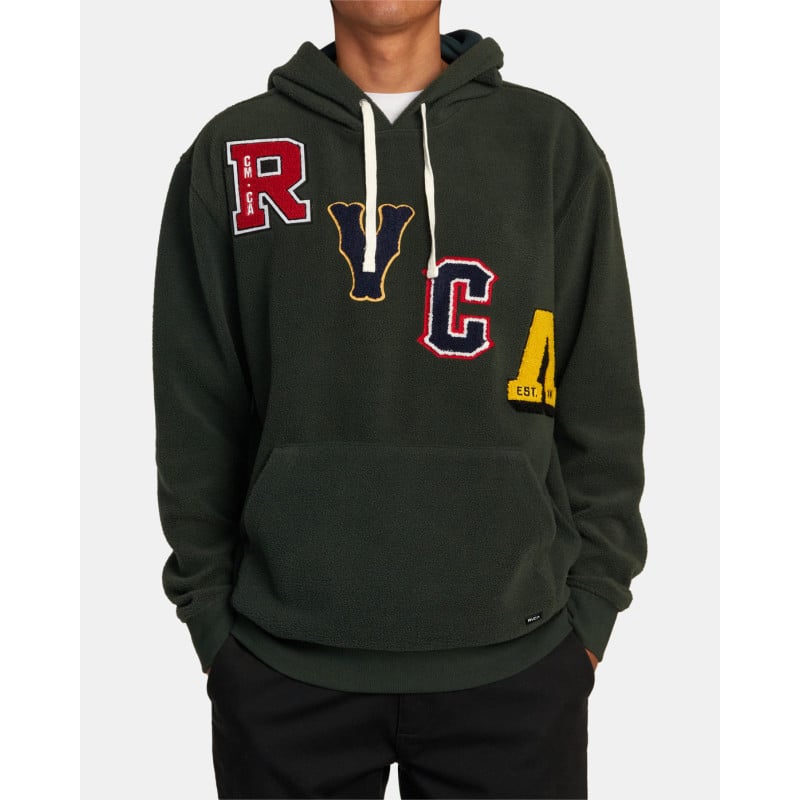RVCA HOOD LETTERMAN HUNTER GREEN