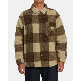 RVCA LOCKHEART SHERPA KHAKI