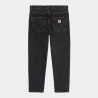 CARHARTT NEWEL PANT BLACK STONE WASHED