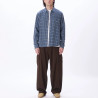 OBEY LENNY WOVEN SHIRT GREEN