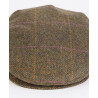 BARBOUR CAIRN FLAT CAP OLIVE PURPLE RED